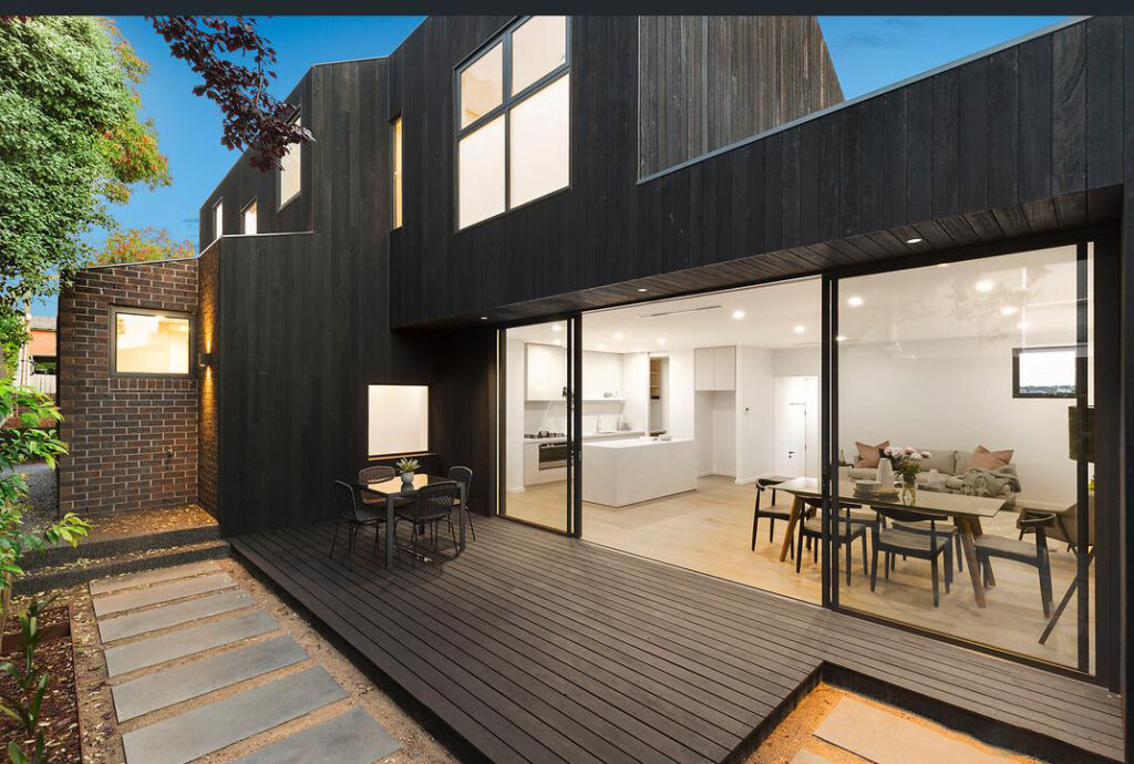 Charred Cladding and Charred Decking for outdoors